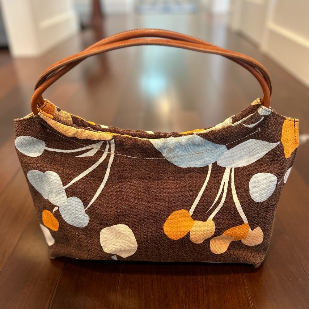 Miu Miu canvas shoulder bag